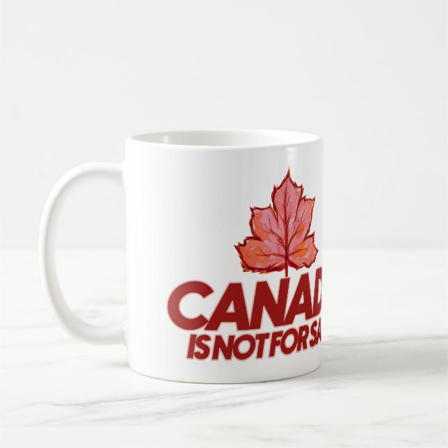 Kanada är inte för Sale Canadian Pride Kaffemugg (Vänster)
