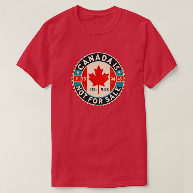 Kanada är inte för Sale Canadian Pride T Shirt (Design framsida)