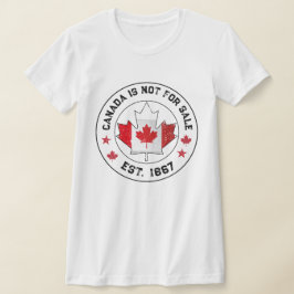 Kanada är inte för Sale Est 1867 Canadian Flagga T Shirt