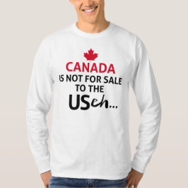 KANADA är inte för USA eh Rollig Frihet Oj T Shirt