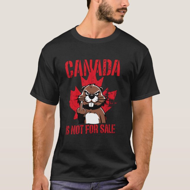 Kanada är inte till salu, Bäver T Shirt (Framsida)
