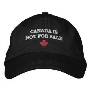 Kanada är inte till salu Maple Löv Premier Ford Broderad Keps