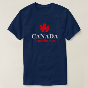Kanada är inte till salu Röd Vit  T Shirt