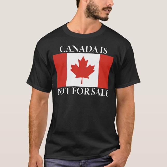 Kanada är inte till salu t shirt (Framsida)