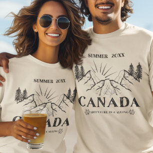 Kanada Äventyr ringer Anpassningsbar sommar-året T Shirt