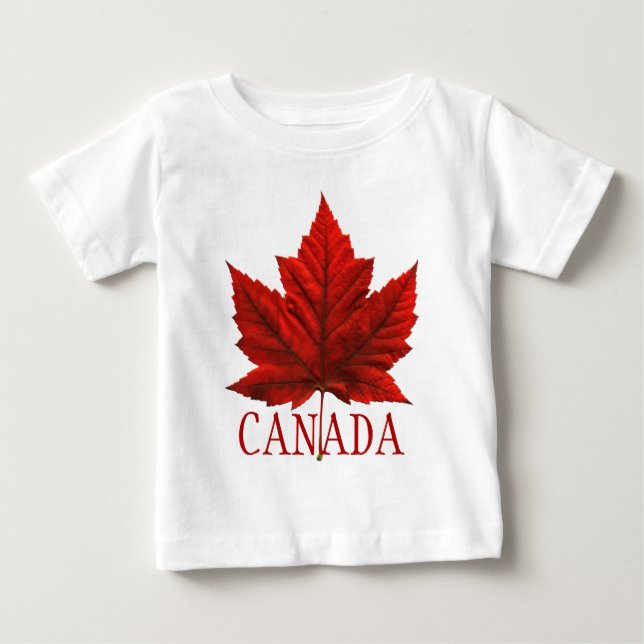 Kanada Baby Shirt Canada Baby Jersey Shirts Anpass T-shirt (Framsida)