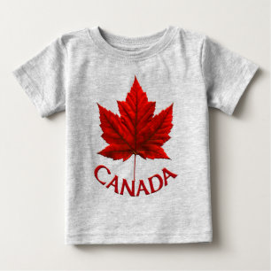 Kanada Baby T-shirts Canada Maple Löv Baby Shirt