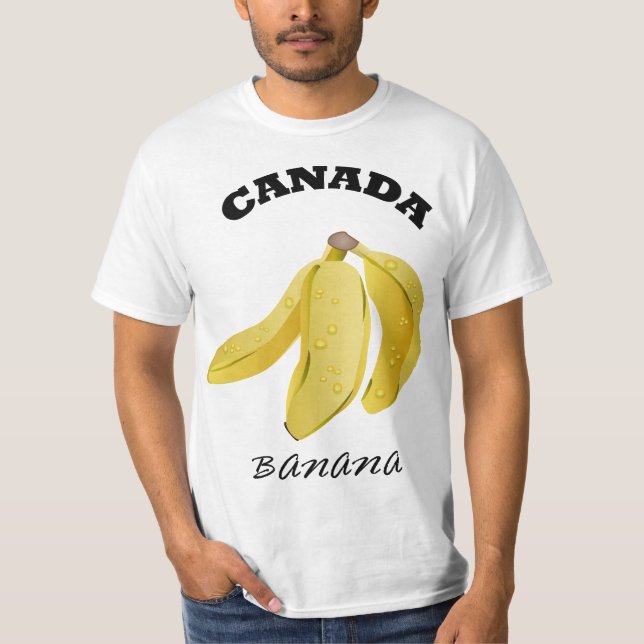 Kanada Banana Theme Shirt T (Framsida)