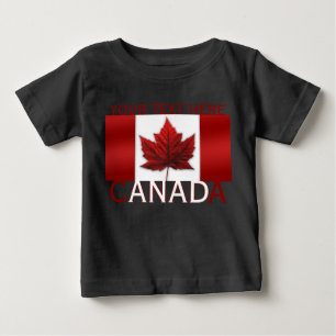 Kanada Barnskjorta Kanada Flagga Barns Souvenir Öv Tee