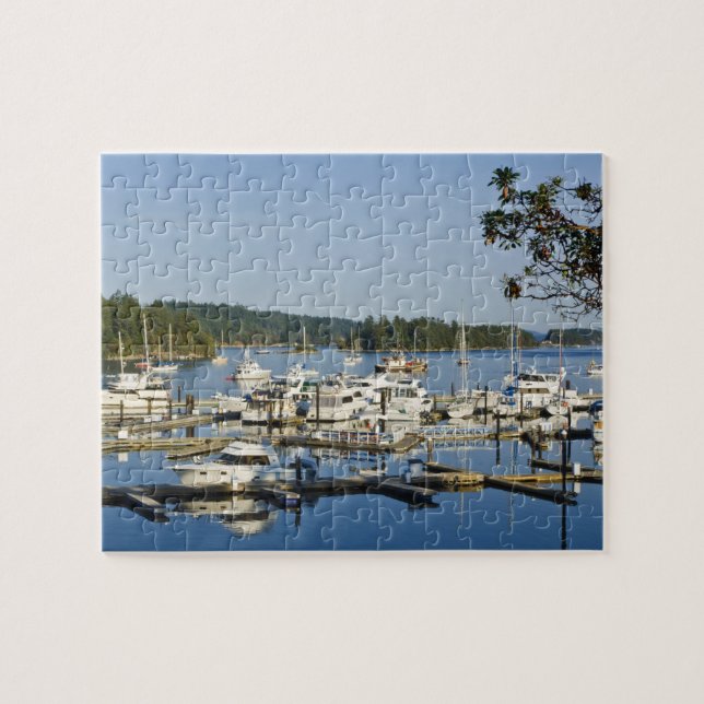 Kanada, BC, Gulf Islands, Salt Spring Island, Pussel (Horisontell)