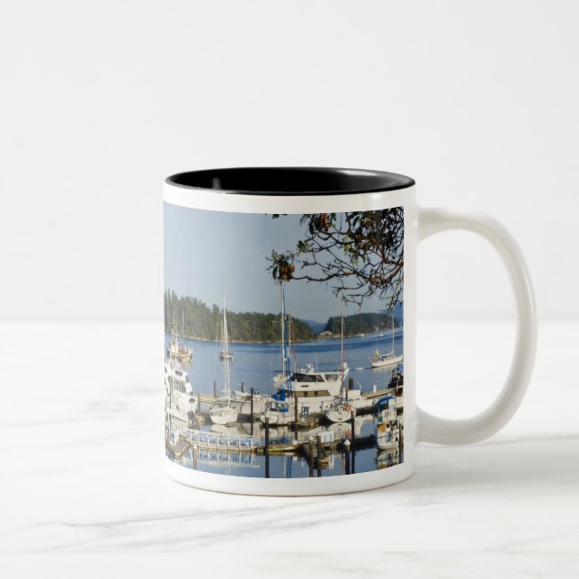 Kanada, BC, Gulf Islands, Salt Spring Island, Två-Tonad Mugg (Höger)