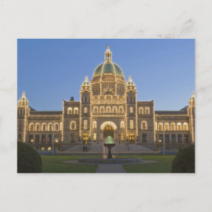 Kanada, BC, Victoria, BC Legislation Bygger på Vykort