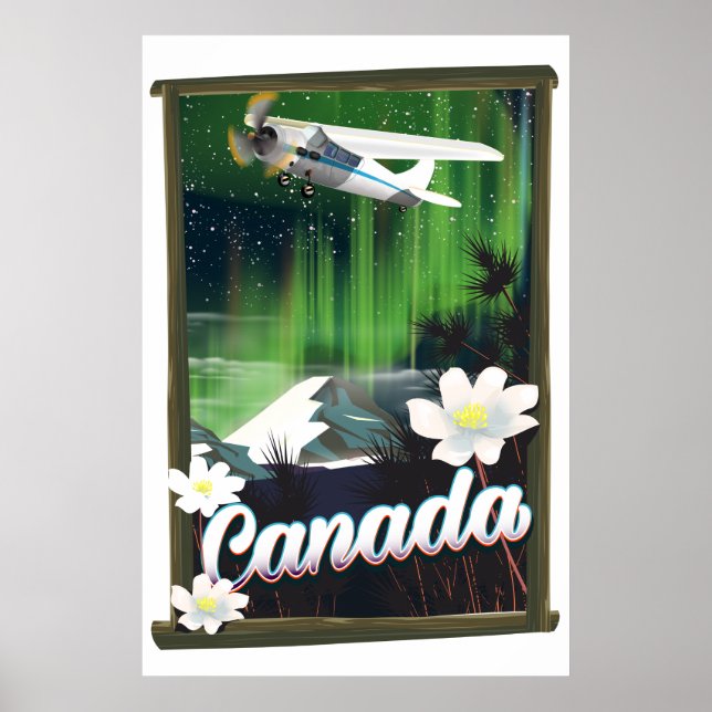 Kanada berg reseinformation affisch (Framsidan)