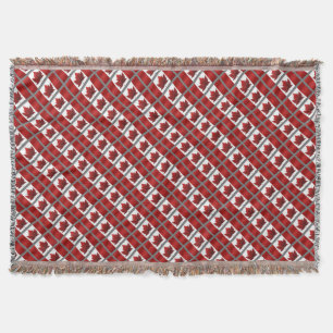 Kanada Blanket Canada Flagga Souvenir Throw Mysfilt