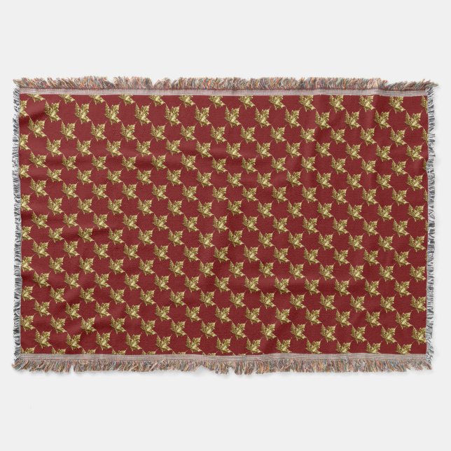 Kanada Blanket Canada Guld Medal Souvenir Throw Filt (Framsidan)