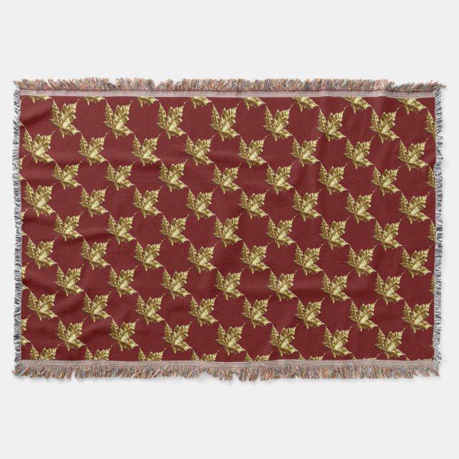 Kanada Blanket Canada Guld Medal Souvenir Throw Filt (Framsidan)