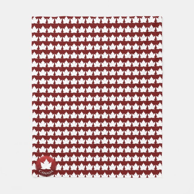Kanada Blanket Canada Souvenir Fleece Blanket (Framsidan)