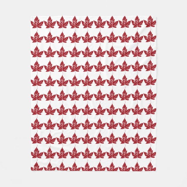 Kanada Blanket Retro Canada Souvenir Blanket Fleecefilt (Framsidan)
