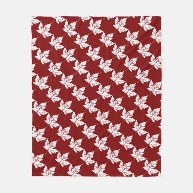 Kanada Blanket Retro Canada Souvenir Blanket Fleecefilt (Framsidan)