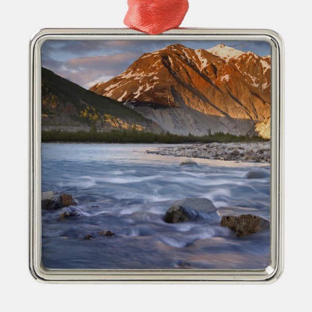 Kanada, British Columbia, Alsek River Valley. 2 Julgransprydnad Metall (Framsidan)