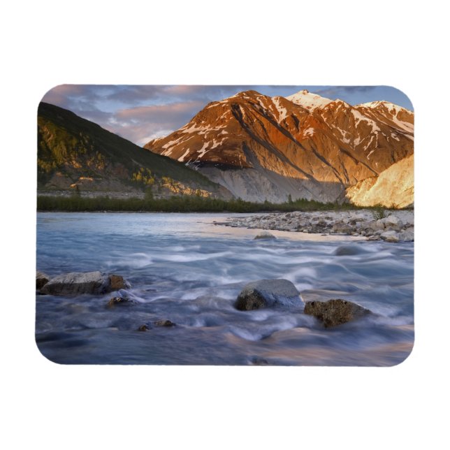 Kanada, British Columbia, Alsek River Valley. 2 Magnet (Horisontell)