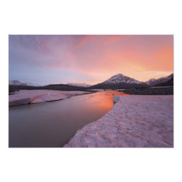Kanada, British Columbia, Alsek River Valley. Fototryck