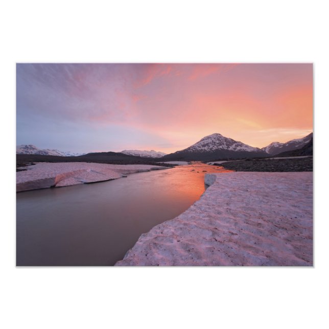 Kanada, British Columbia, Alsek River Valley. Fototryck (Framsidan)