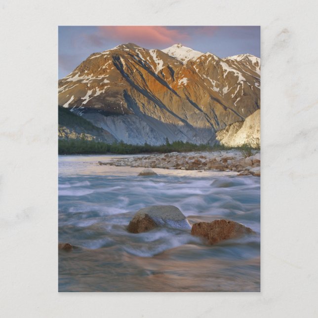 Kanada, British Columbia, Alsek River Valley. Vykort (Framsida)