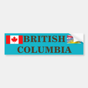 Kanada - British Columbia bildekal