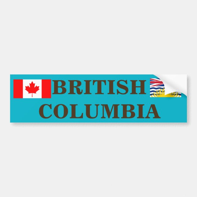 Kanada - British Columbia bildekal (Framsidan)