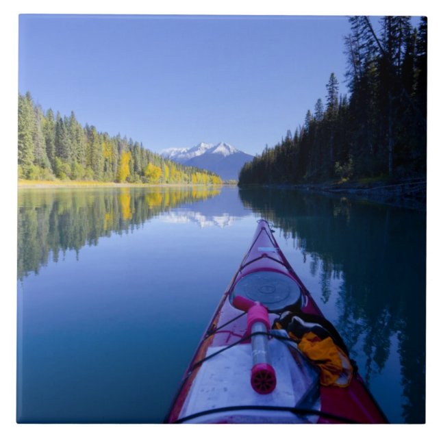 Kanada, British Columbia, Bowron Sjöar Kakelplatta (Framsidan)