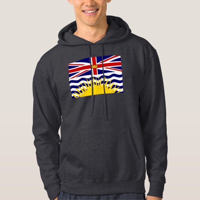Kanada British Columbia flagga Munkjacka (Framsida)
