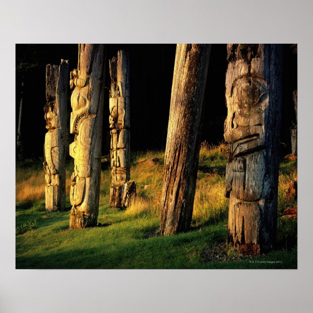 Kanada, British Columbia, Queen Charlotte Poster (Framsidan)