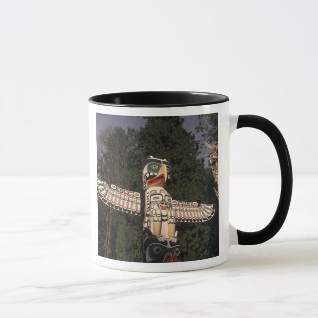 Kanada, British Columbia, Vancouver.  Infödd Mugg (Höger)