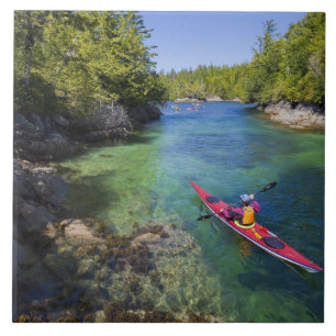 Kanada, British Columbia, Vancouver Island. Hav Kakelplatta