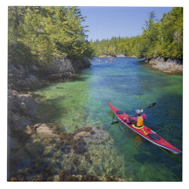 Kanada, British Columbia, Vancouver Island. Hav Kakelplatta (Framsidan)