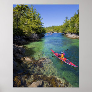 Kanada, British Columbia, Vancouver Island. Hav Poster
