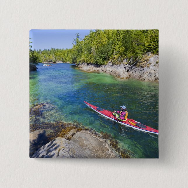 Kanada, British Columbia, Vancouver Island. Havet  Knapp (Framsida)