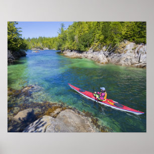 Kanada, British Columbia, Vancouver Island. Havet  Poster
