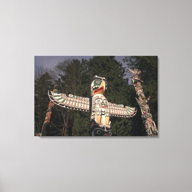 Kanada, British Columbia, Vancouver. Ursprunglig Canvastryck (Framsida)