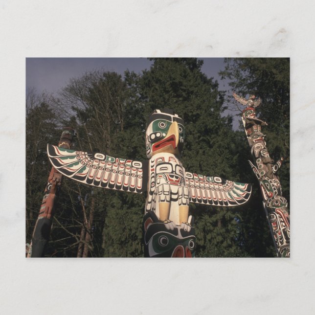 Kanada, British Columbia, Vancouver. Ursprunglig Vykort (Framsida)