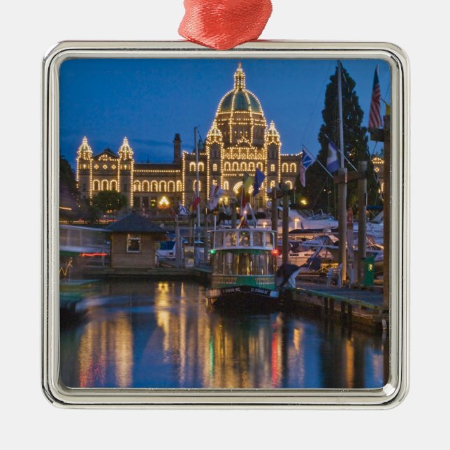 Kanada, British Columbia, Victoria, Inre Julgransprydnad Metall (Framsidan)