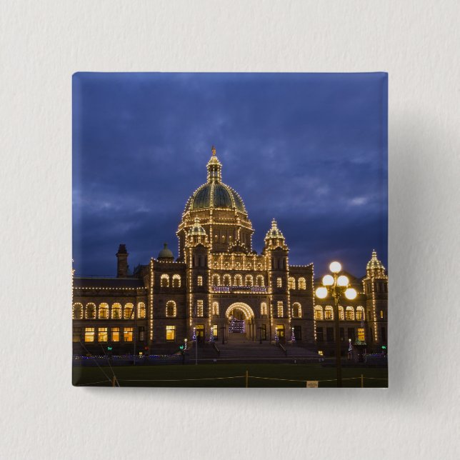 KANADA, British Columbia, Victoria. Kväll, Knapp (Framsida)