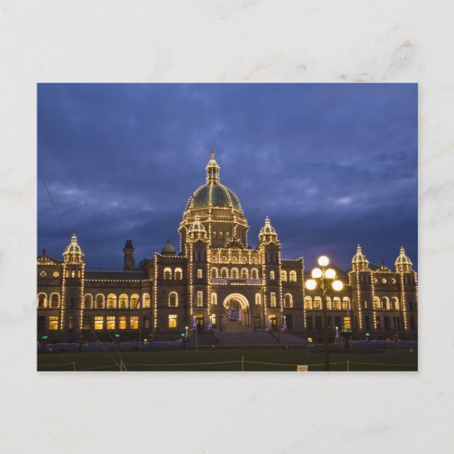 KANADA, British Columbia, Victoria. Kväll Vykort (Framsida)