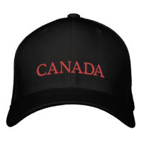 KANADA, broderade kapsyl