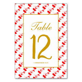 KANADA Bröllopsfirande Bankett Bordsnummer