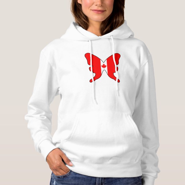 Kanada Butterfly Women Tee Shirt (Framsida)