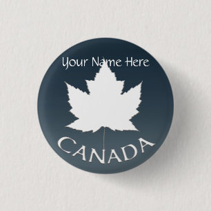 Kanada Buttons Anpassningsbar Canada Maple Löv But Knapp