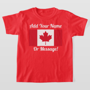 Kanada Canadian Flagga T-Shirt