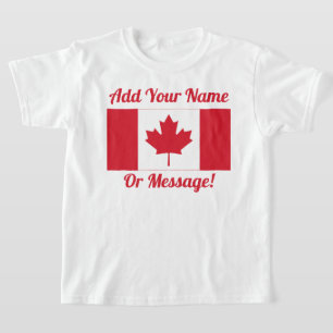 Kanada Canadian Flagga T-Shirt